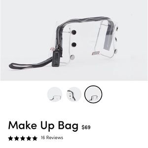 NWT Hammitt Clear Makeup Bag with Giftbox